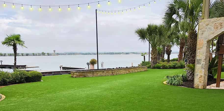 Wedding Venue Turf Installation image