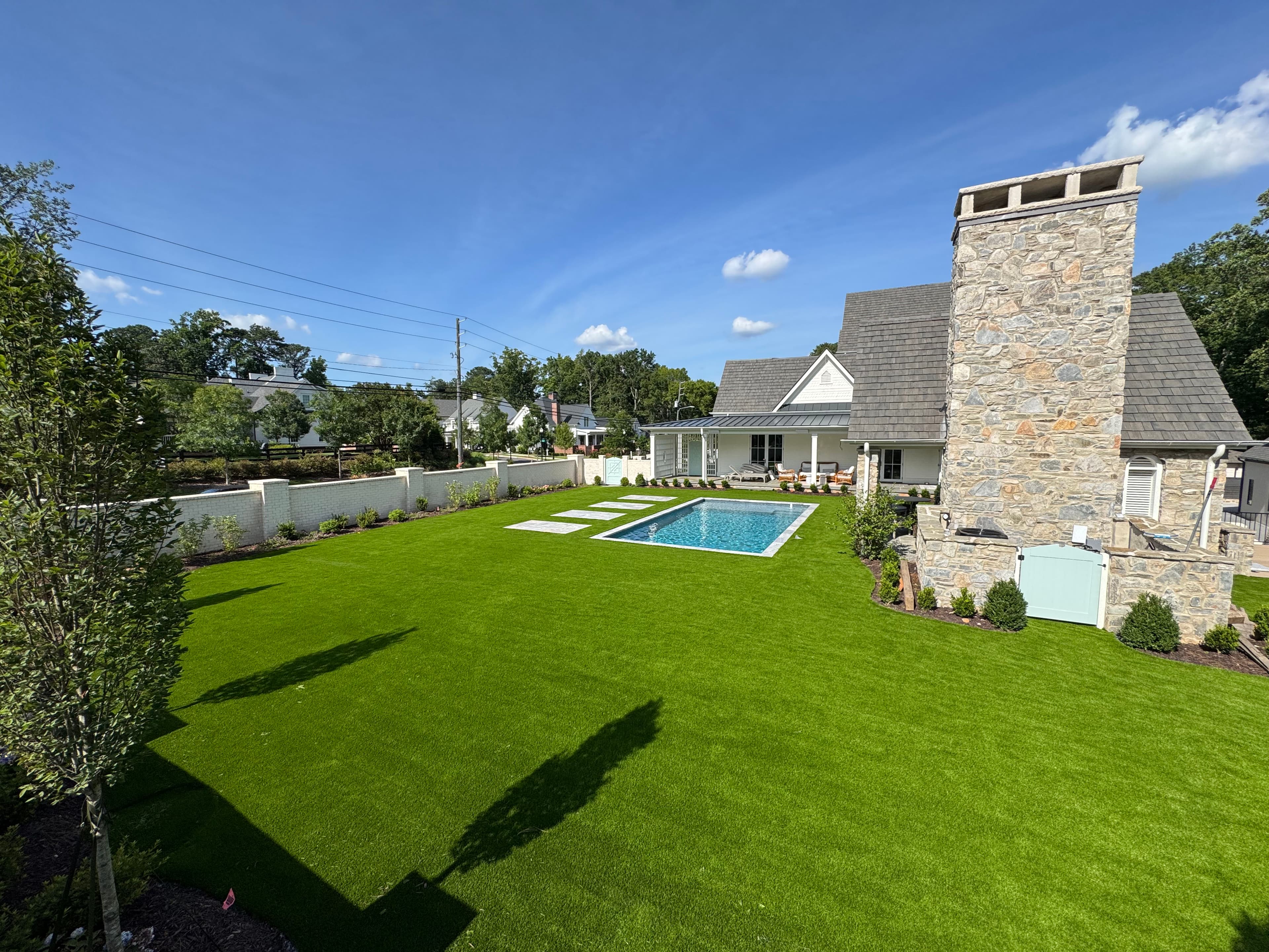 Project Poolside Turf Installation in Alpharetta Delivers a Clean, Sharp Backyard image