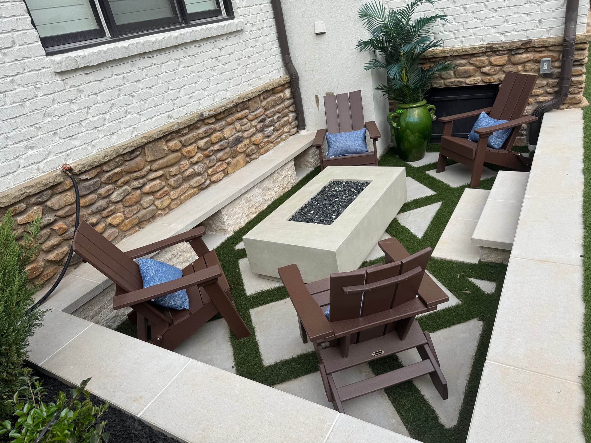 Gallery photos for Pool Area Turf Installation Done Right in Duluth Georgia: Image #2