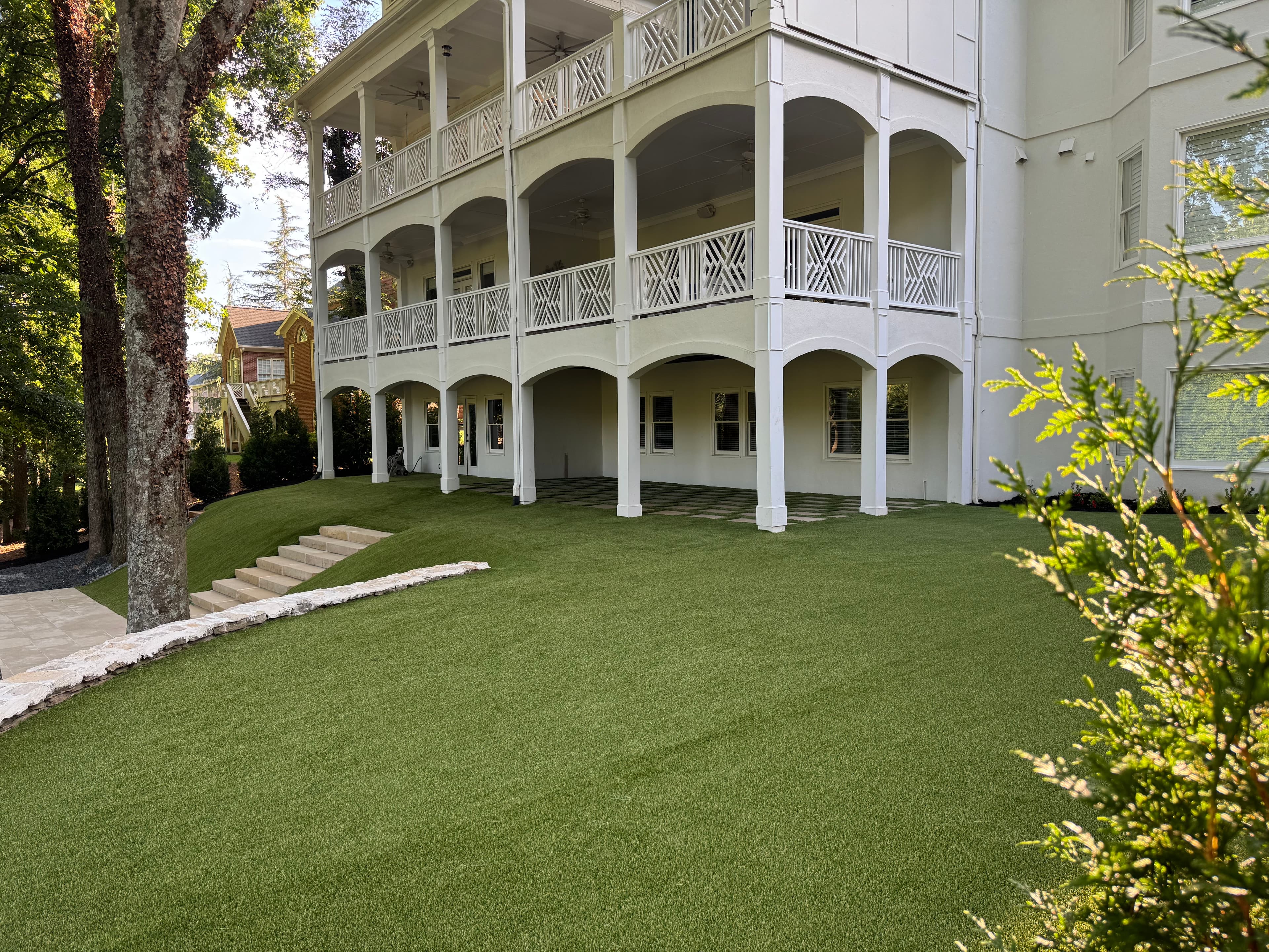 Project Full Backyard Overhaul with Artificial Turf in Alpharetta image