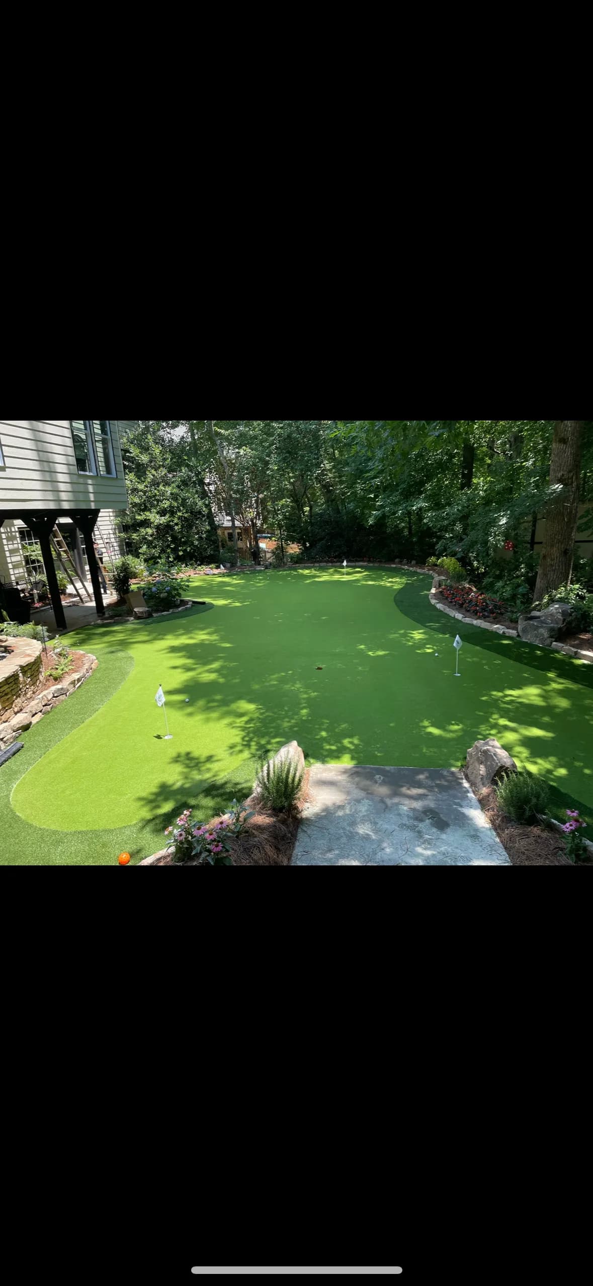 Custom Backyard Putting Green Installation in Cumming GA image