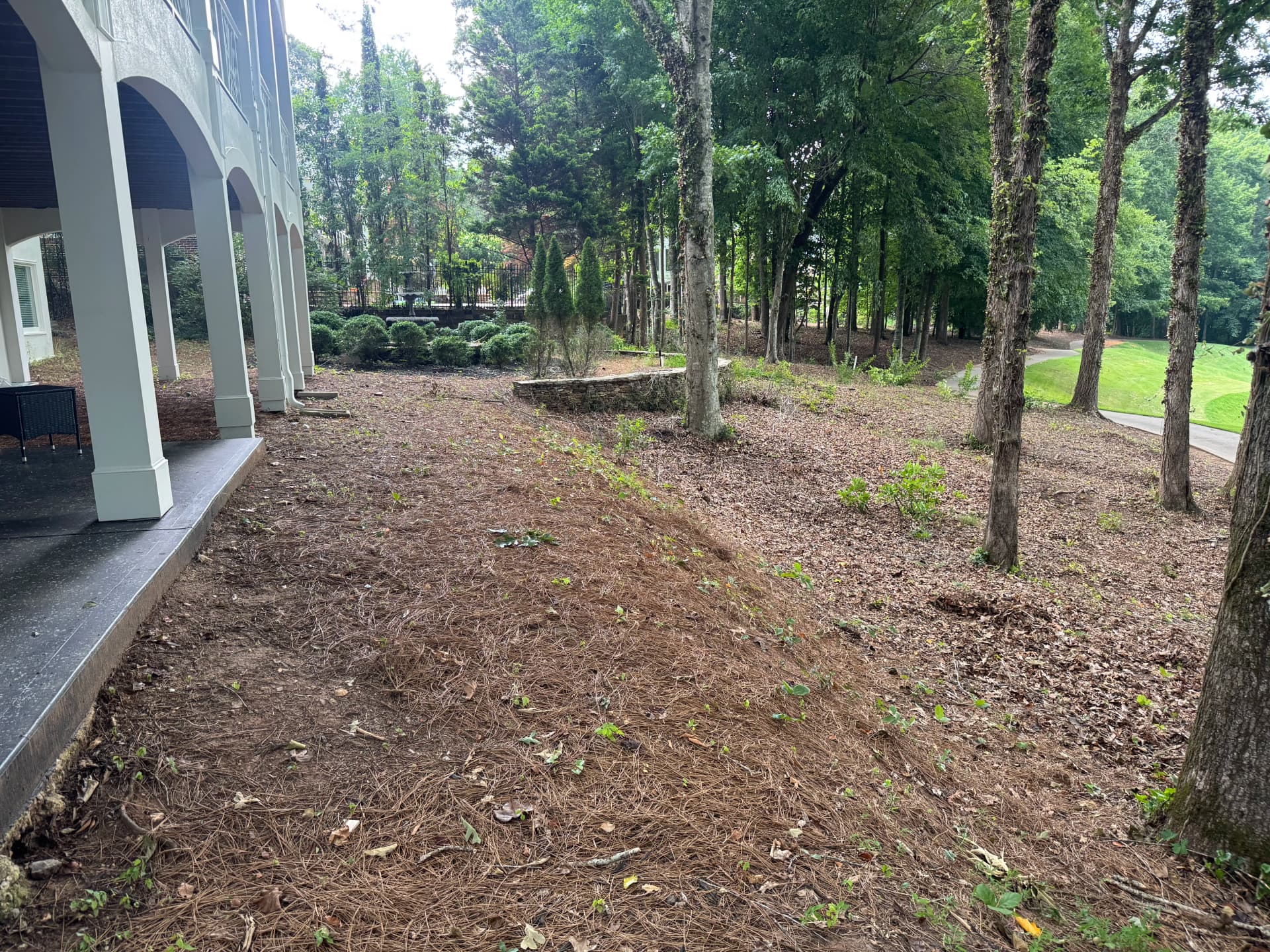 Gallery photos for Steep Sloped Backyard Turned Into a Clean Usable Outdoor Space: Image #2