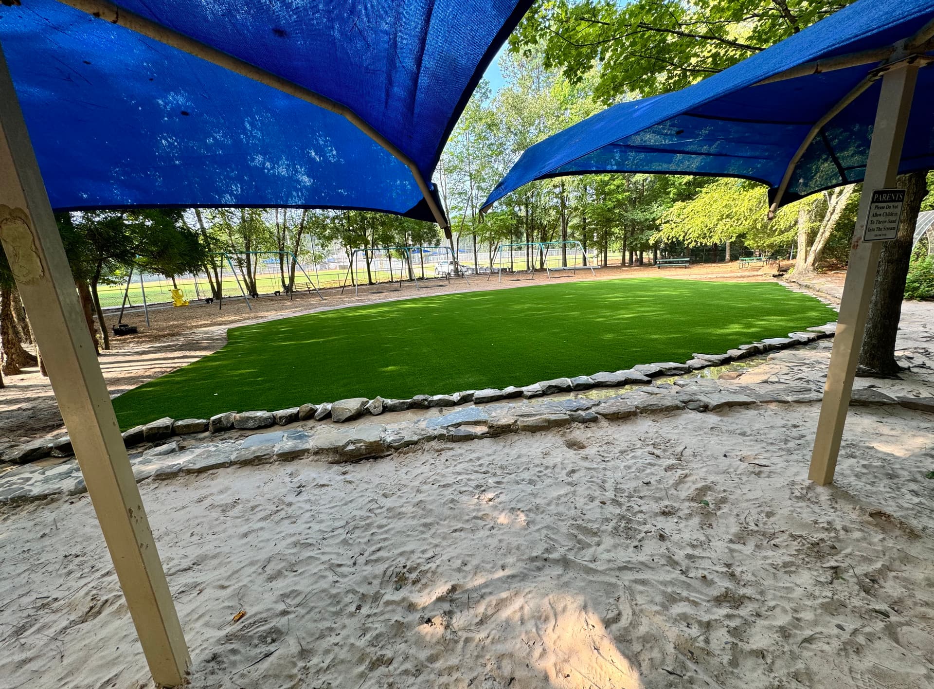 Artificial Turf Installation at Webb Bridge Park in Alpharetta image